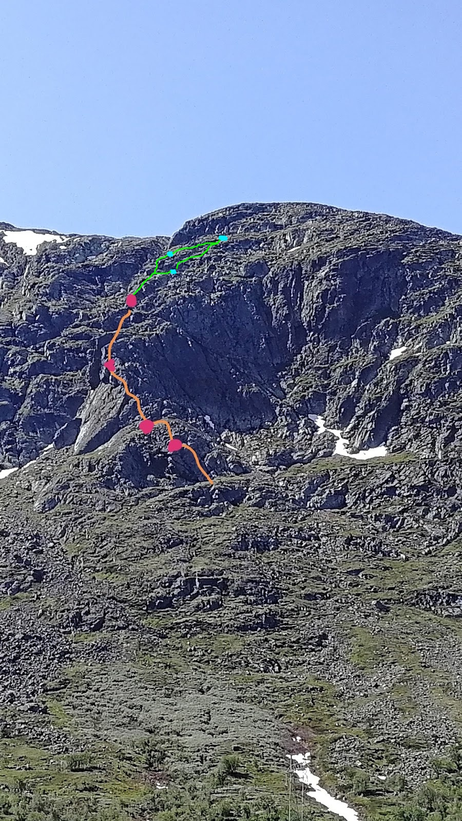 Bjobergnuten Topo