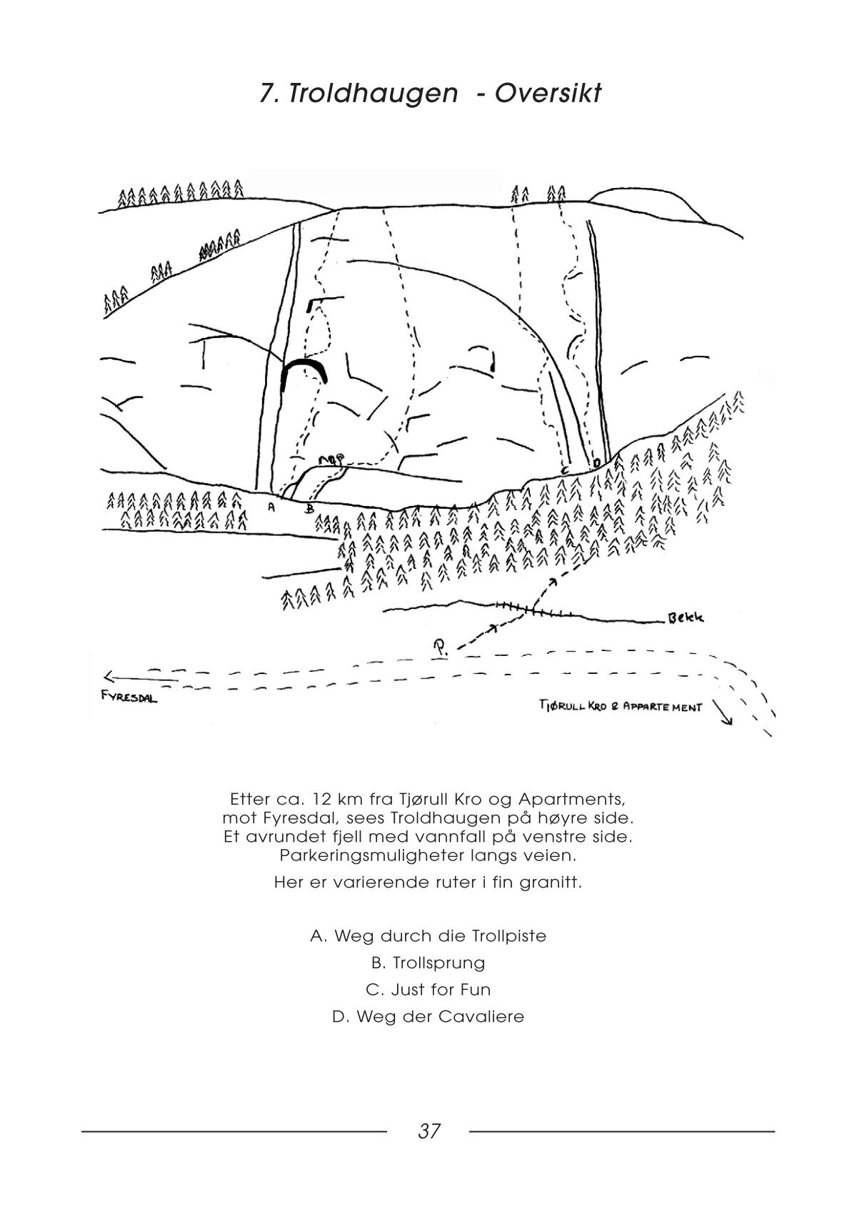 Troldhaugen overview topo
